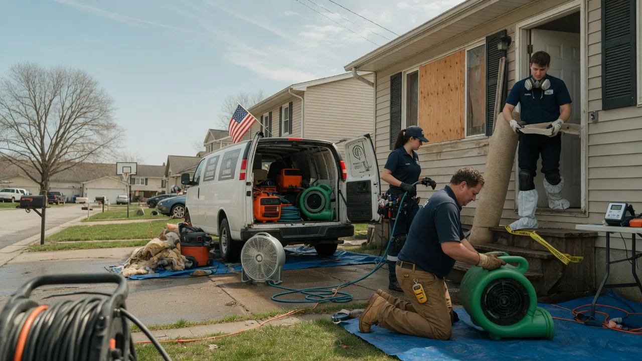Water Damage Restoration in Freeport, KS near me